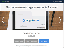 Tablet Screenshot of cryptoma.com